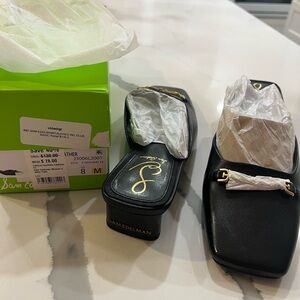 Sam Edelman “Ollie” Black Leather Mules – Slip on Size 8M